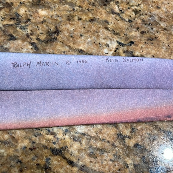 Authentic Ralph Marlin 'King Salmon' tie for the fisherman in your life! - Picture 6 of 6